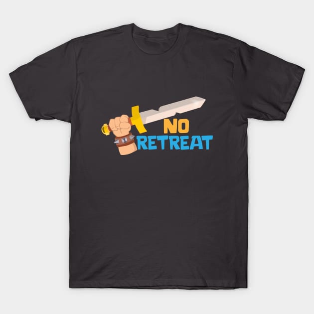 No Retreat T-Shirt by Marshallpro